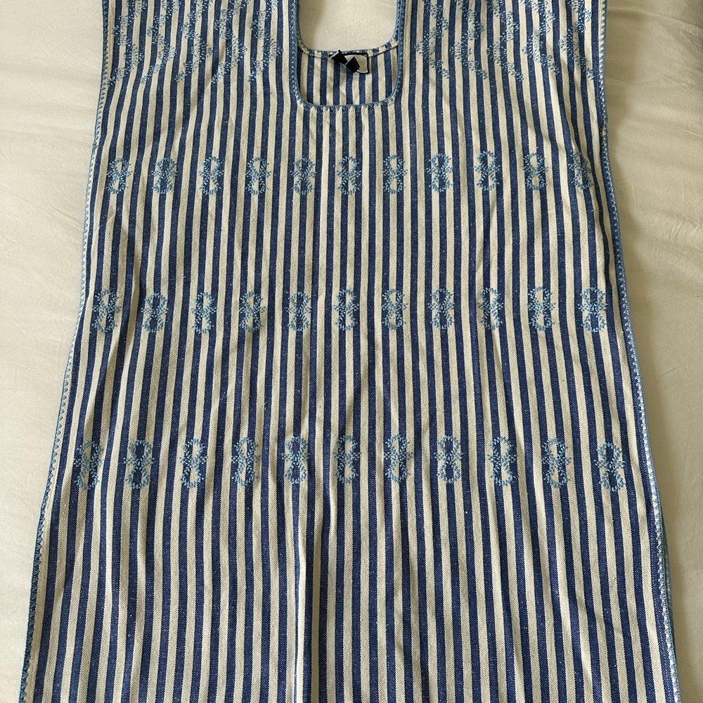 Tuckernuck Blue and White Striped Mini Dress